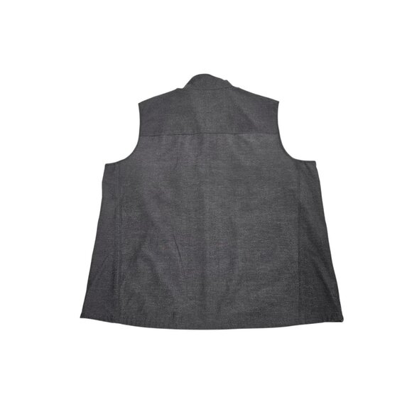 Tommy Bahama Chip And Run IslandZone Vest Men's Large Gray Full Zip Performance - Picture 11 of 14